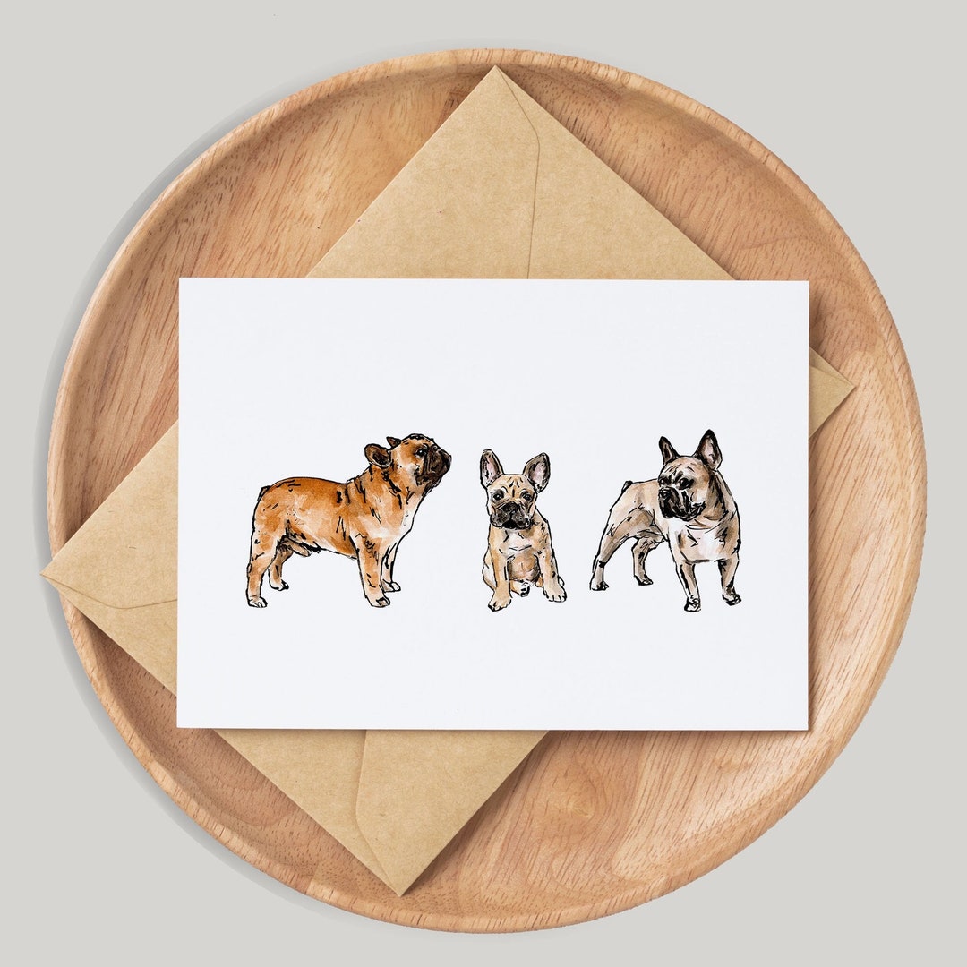 French Bulldog Card - by Artist Gemma Keith - Personalised - Customised ...