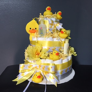 Ducky Diaper Cake