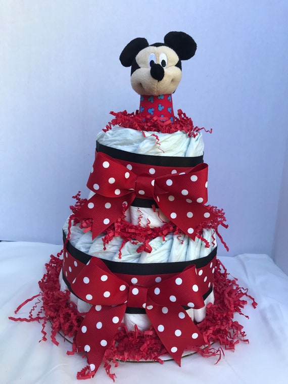 mickey diaper cake