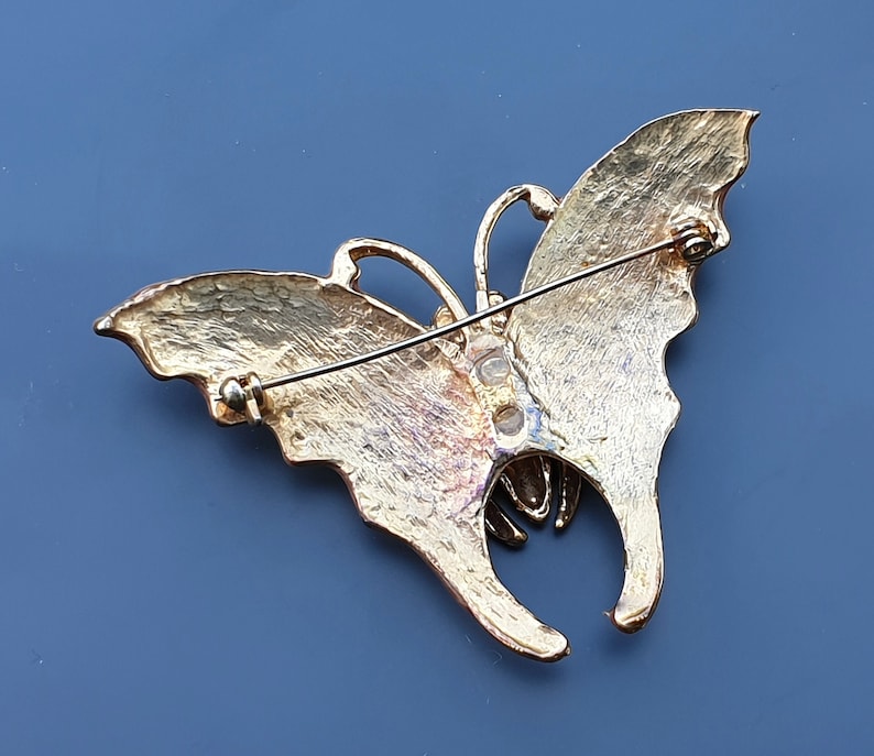 Unusual and Bizarre stylised Butterfly or flying insect BroochPin