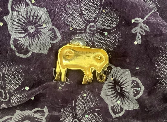 WOW Quality Enamel Indian Elephant Brooch/Pin. Be… - image 7