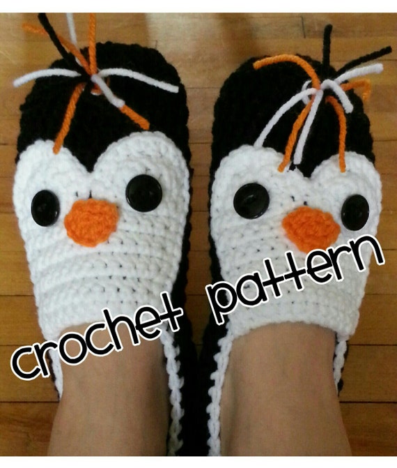 ladies penguin slippers