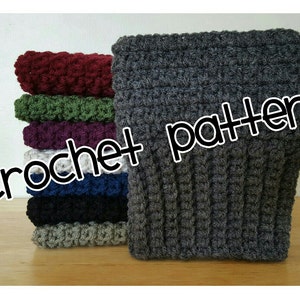 Patrón de puños de ganchillo para botas, calentadores de piernas falsos (patrón en PDF)