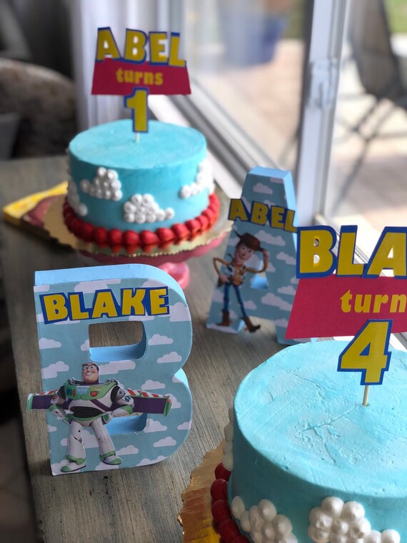 Toy Story Cake Table Letters Toy Story Party Woody Party Etsy