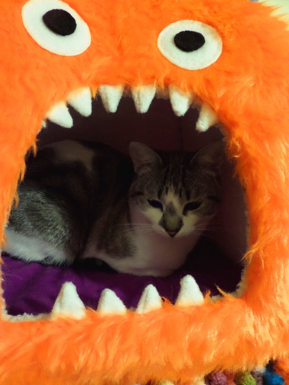 monster cat bed