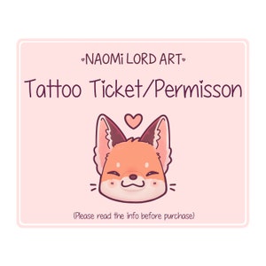 Tattoo Ticket/Permission