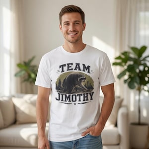 Jimothy Raccoon Shirt, Viral Seattle Raccoon Tee, Whimsical Watercolor Wildlife T-Shirt, team Jimothy
