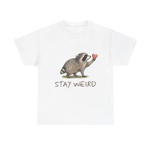 Camiseta de Jimothy Raccoon, Mapache viral de Seattle, Camiseta con estampado de vida silvestre en acuarela imagen 2