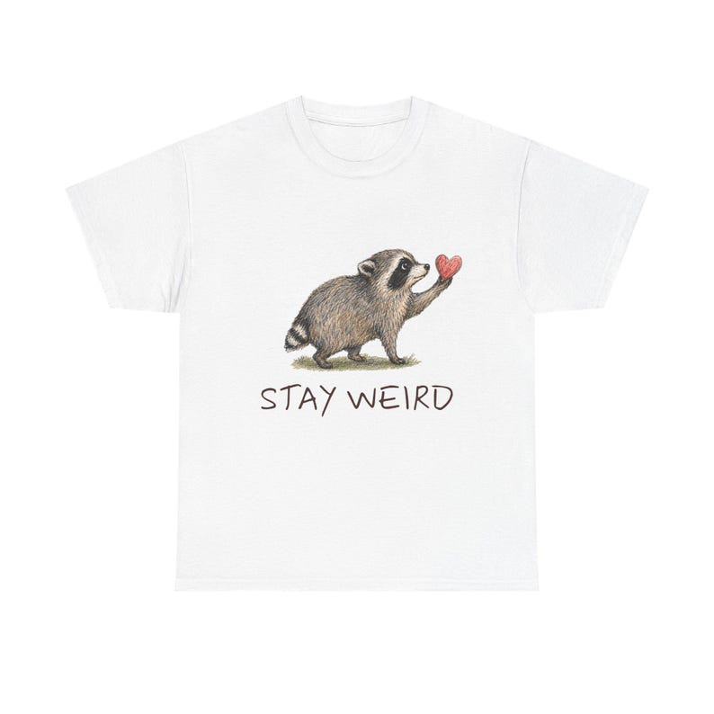 Camiseta de Jimothy Raccoon, Mapache viral de Seattle, Camiseta con estampado de vida silvestre en acuarela imagen 2