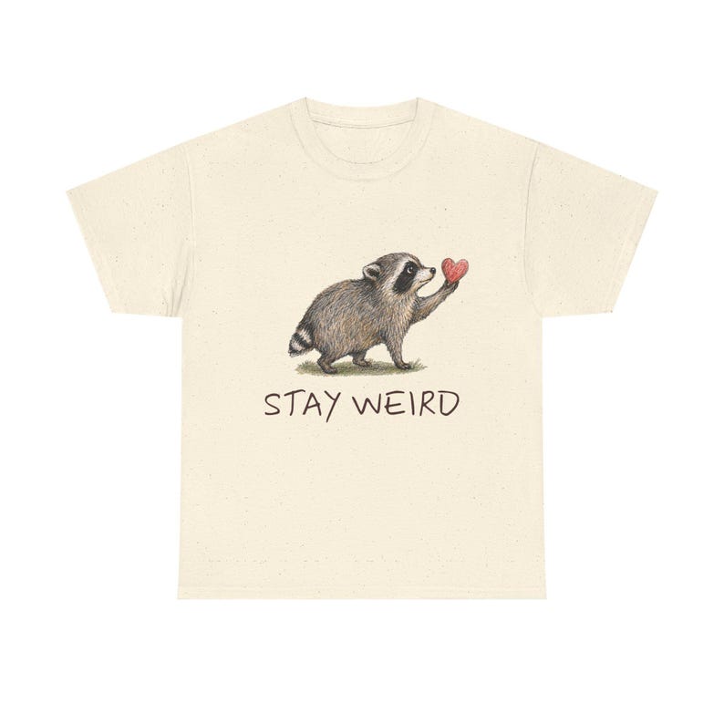 Camiseta de Jimothy Raccoon, Mapache viral de Seattle, Camiseta con estampado de vida silvestre en acuarela imagen 5