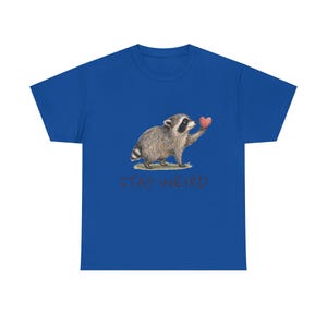 Camiseta de Jimothy Raccoon, Mapache viral de Seattle, Camiseta con estampado de vida silvestre en acuarela imagen 9