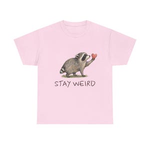 Camiseta de Jimothy Raccoon, Mapache viral de Seattle, Camiseta con estampado de vida silvestre en acuarela imagen 10
