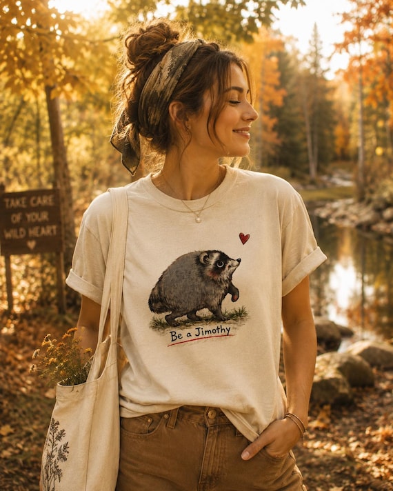 Jimothy Raccoon Shirt, Viral Seattle Raccoon Tee, Funny Viral Short Spine Wildlife T-Shirt