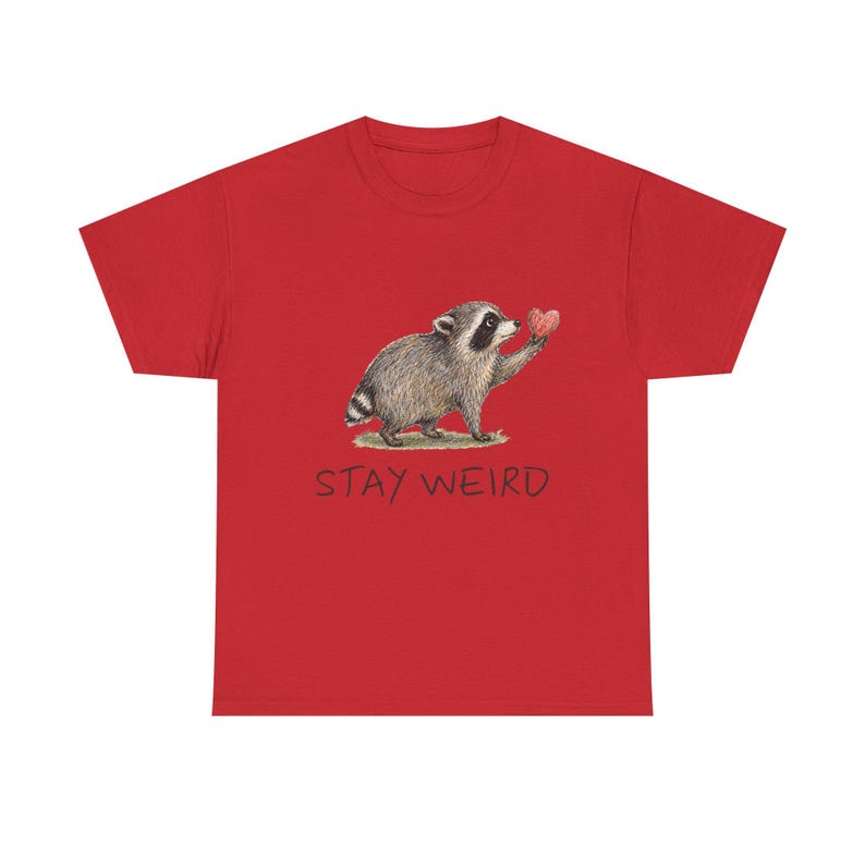 Camiseta de Jimothy Raccoon, Mapache viral de Seattle, Camiseta con estampado de vida silvestre en acuarela imagen 11