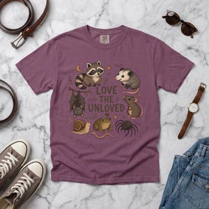 Love The Unloved Comfort Colors Shirt Cute Weird Animal Tee Retro Entomology Tshirt Science Nerd Tee Bug Lover Gift Biology Teacher Tee