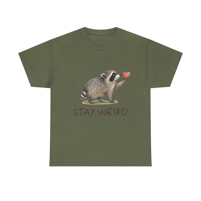 Camiseta de Jimothy Raccoon, Mapache viral de Seattle, Camiseta con estampado de vida silvestre en acuarela imagen 6