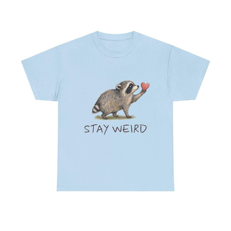 Camiseta de Jimothy Raccoon, Mapache viral de Seattle, Camiseta con estampado de vida silvestre en acuarela imagen 7