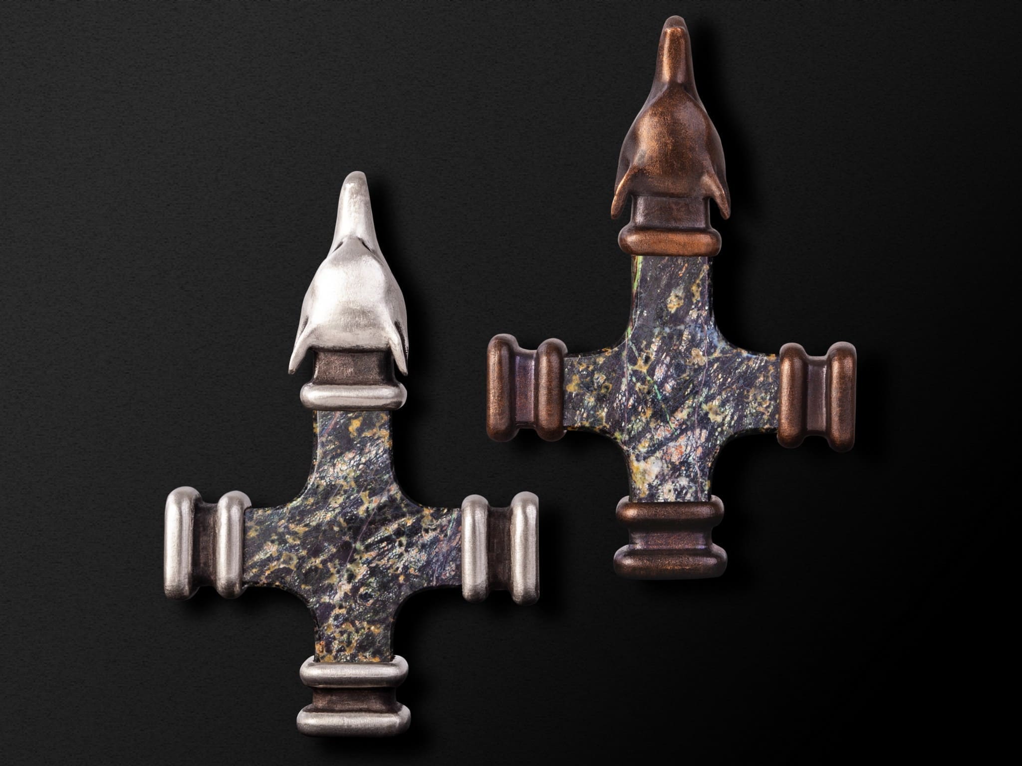 Mens Cross Necklace. Replica of Thor Hammer Cross Pendant. Etsy