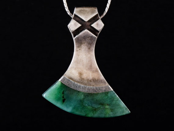 Collier Viking Avec Pendentif Hache En Bronze Antique - Neuf Sans Emballage