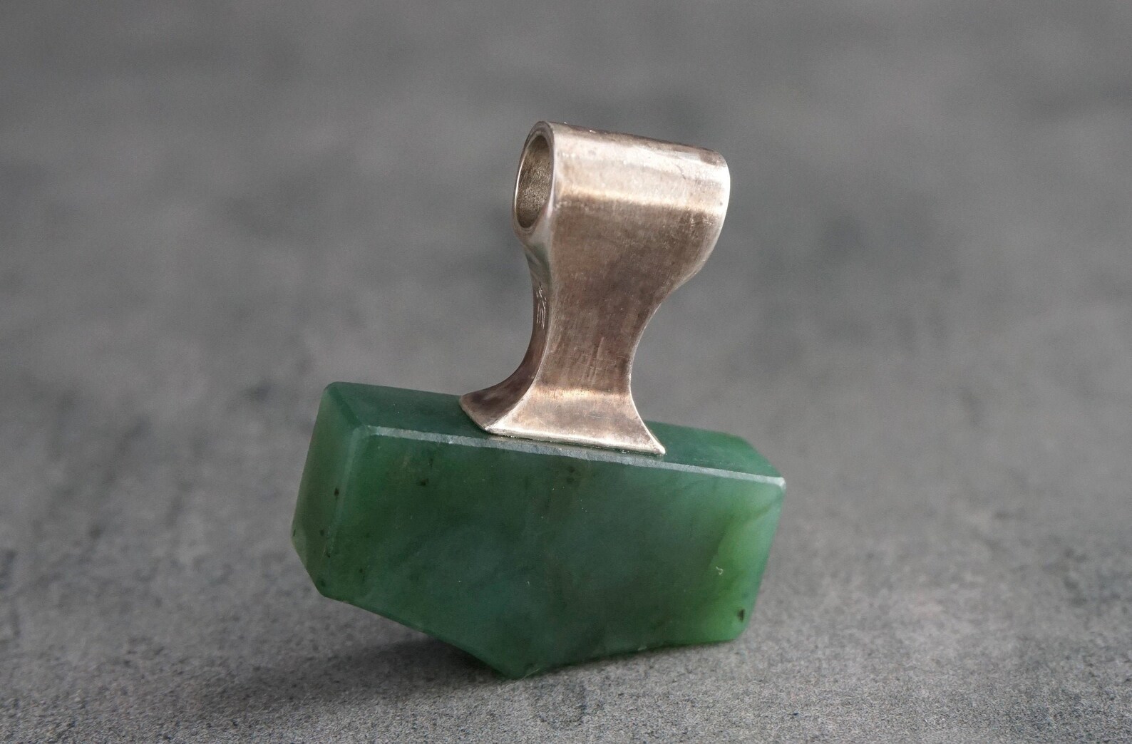 Jade Mjolnir Necklace. Thor's Hammer. Norse Pagan Jewelry. Etsy