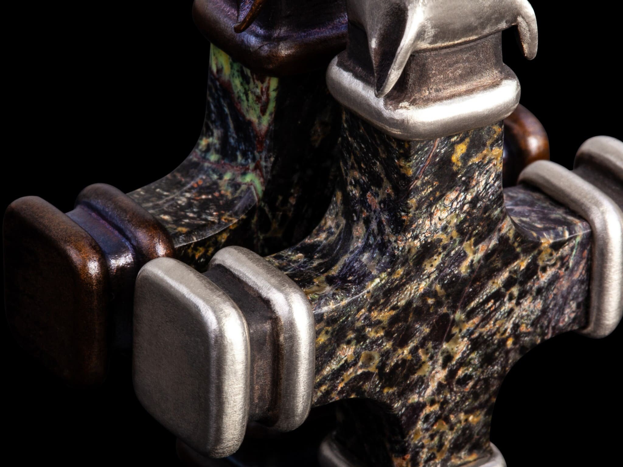 Mens Cross Necklace. Replica of Thor Hammer Cross Pendant. Etsy