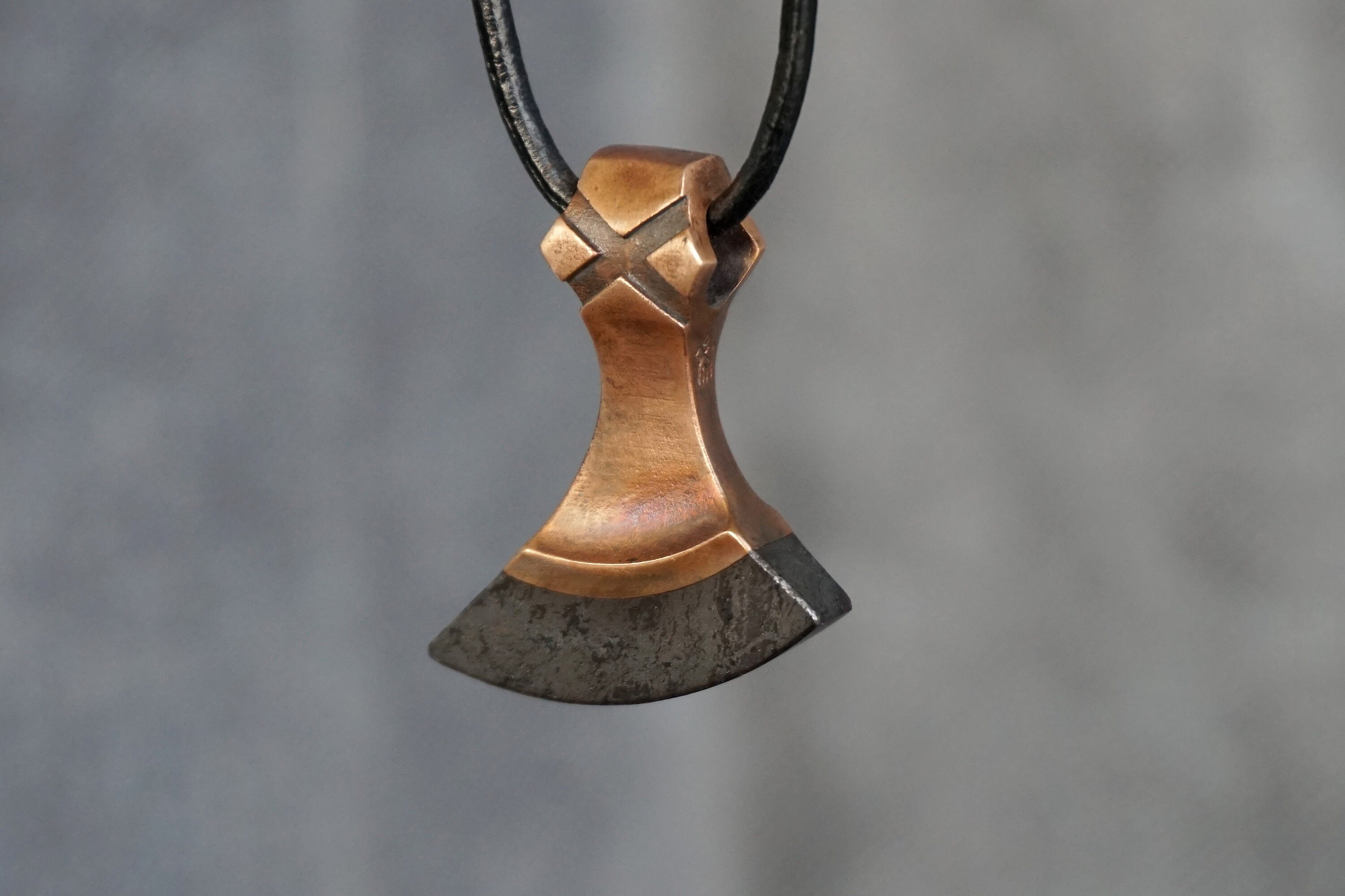 Axe Head Viking Pendant. Battle Axe Necklace. Hematite - Etsy