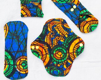 Moderate Flow Reusable Menstrual Pads, Cotton Cloth Pads, Washable Period Pad, Sanitary Towels, Zero Waste Gifts, Eco Friendly, For Women