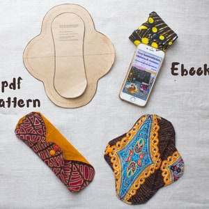 Cloth Pad Sewing Pattern (PDF) & Ebook – DIY Tutorial Eco-Friendly and Zero Waste Menstrual Pad