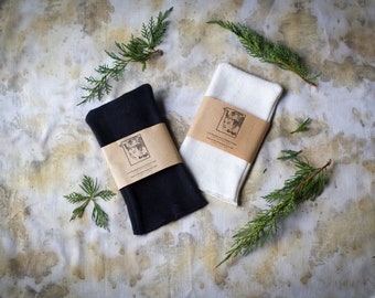 Organic Cotton Face Wash Cloth – Reusable, Makeup Remover, Baby Bath Mitt, Eco-Friendly