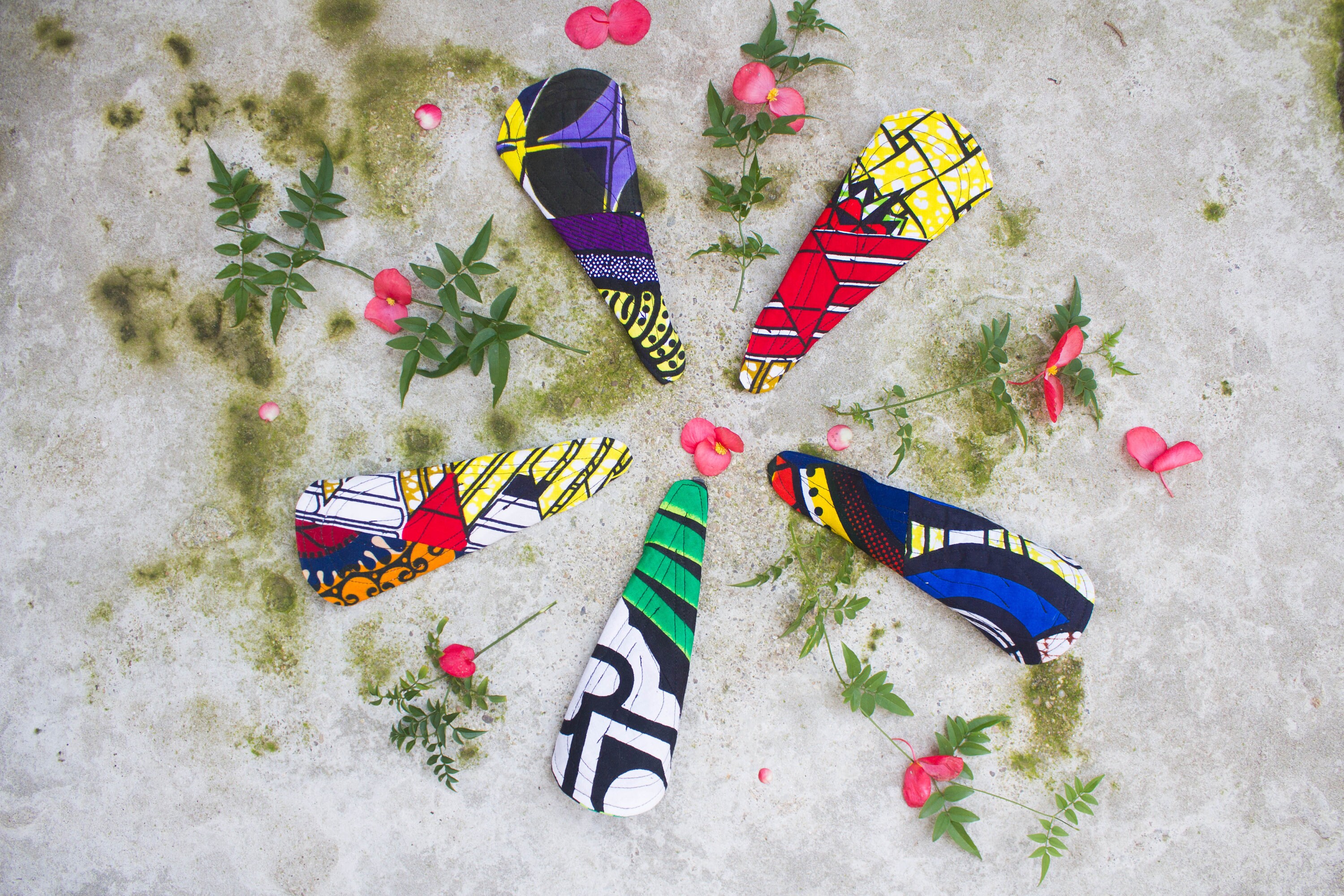 Thong Reusable Menstrual Pads Panty Liners With Wings Etsy