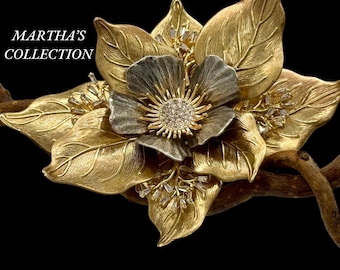 Elegante broche en choker in één