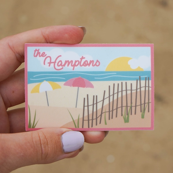 The Hamptons Travel Sticker