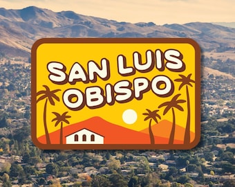San Luis Obispo California Travel Sticker