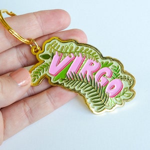 Virgo Zodiac Keychain image 5