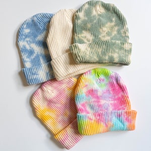 Hand Dyed Cotton Beanies image 2