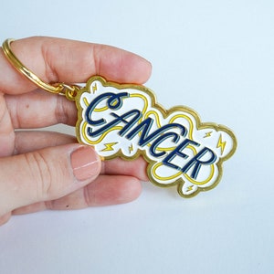 Cancer Zodiac Keychain image 2