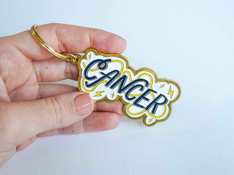 Cancer Zodiac Keychain image 2