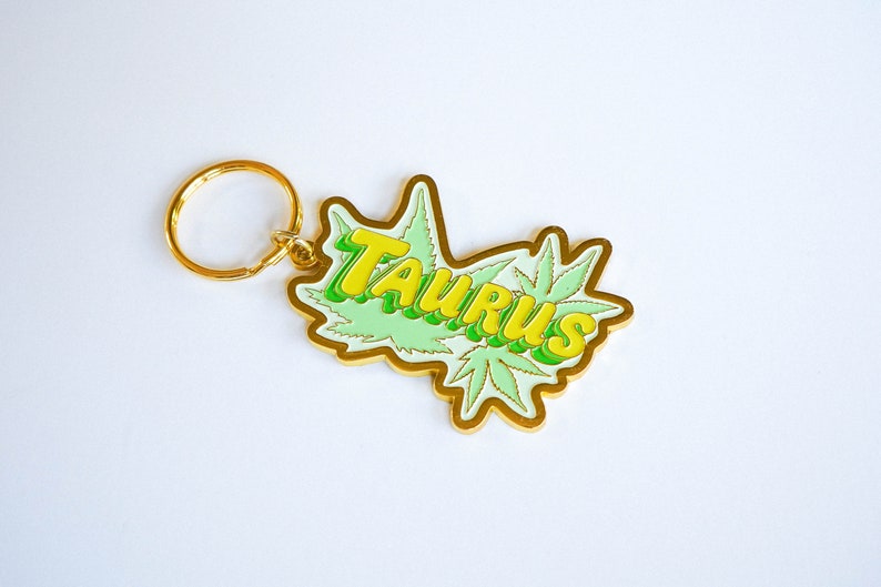 Taurus Zodiac Keychain image 2