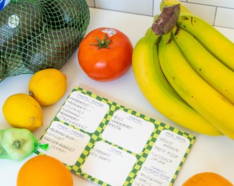 Groceries Notepad