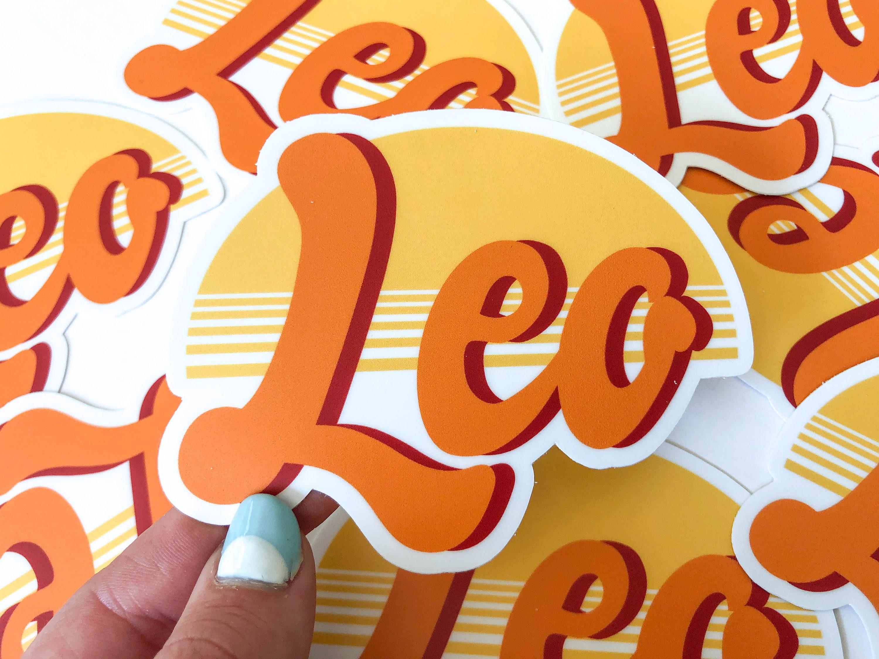 Leo Zodiac Sticker - Etsy