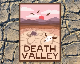 Death Valley Travel Sticker