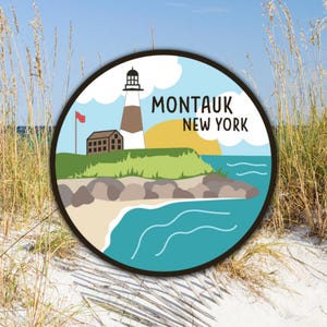 Montauk New York Travel Sticker
