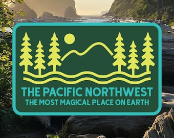 The Pacific Northwest Travel Sticker