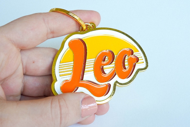 Leo Zodiac Keychain