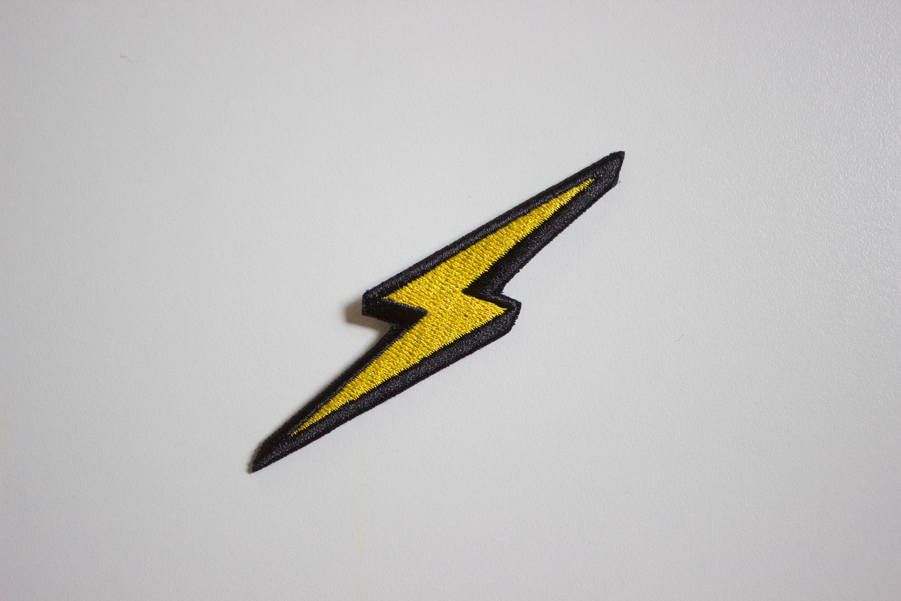 Lightning Bolt Patch Etsy