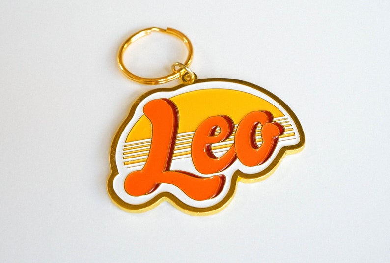 Leo Zodiac Keychain