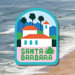 Santa Barbara Travel Sticker