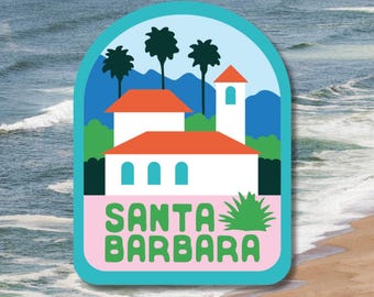 Santa Barbara Travel Sticker