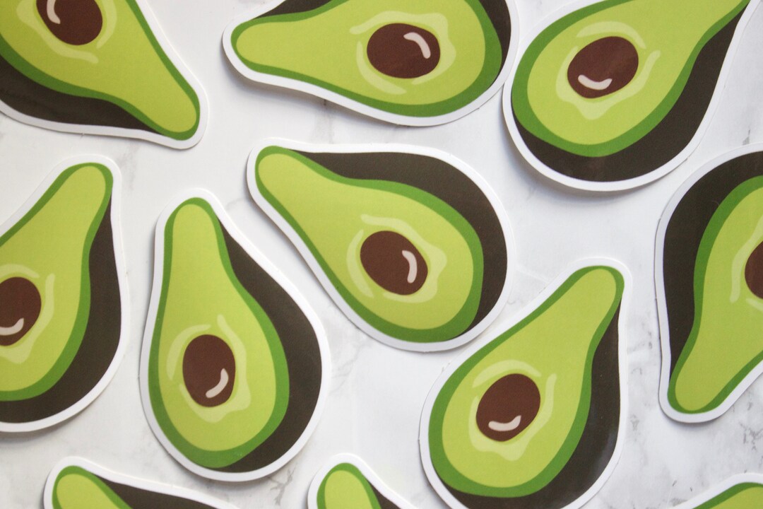 Abacho Sticker Avocado Sticker - Etsy
