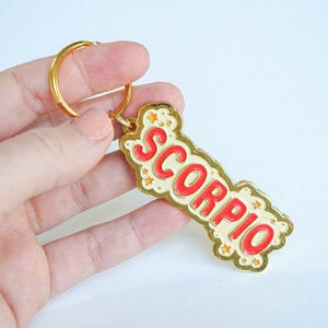 Scorpio Zodiac Keychain image 2